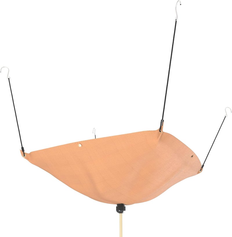 BERPET Ceiling Roof Leak Drip Diverter Tarp Heavy Duty Rain Diverter Kit for Roof with Drainage Khaki 10' x 5' - Image 1